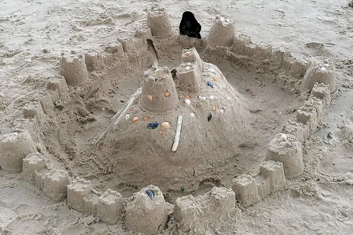 Familienurlaub mit Sandburgen bauen und viel Spass